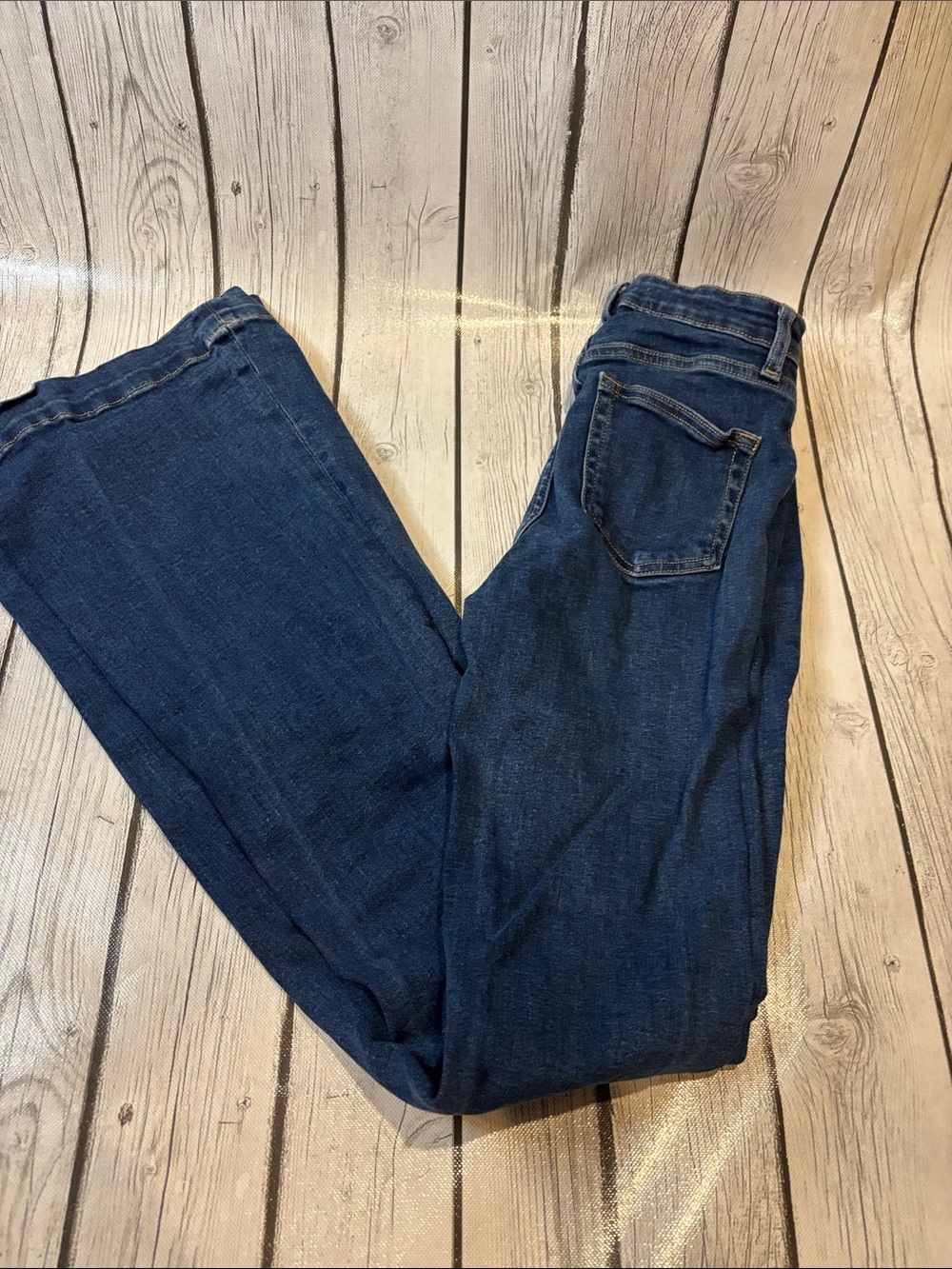 Denim&Co Indigo Flared Jeans size 2
